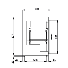 Armario de Vino Puerta Cristal 120 Litros- 304 W- 14-DDAW-200-NI 2