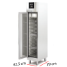 Armario Refrigerado Puerta Inox 301 L 271 W  14-CAGR-50-1