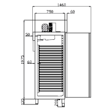 Armario de Congelacion 60x40 Fondo 85 cm  14-CAGRP-140-2