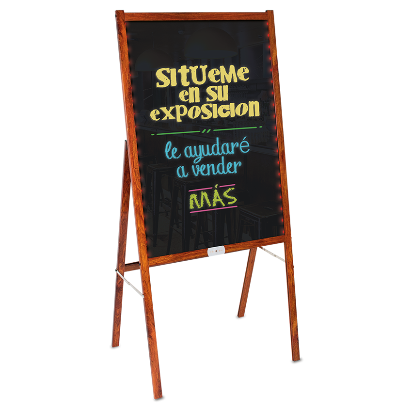 Pizarra de Led con Atril 54 x 35 cm 06-480238