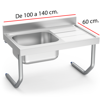 Fregadero Colgante 1 Cuba-Escurridor 06-054606+
