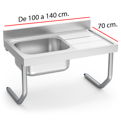 Fregadero Colgante 1 Cuba-Escurridor 055806