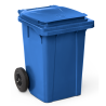 Contenedor de desperdicios con tapa y ruedas en colores