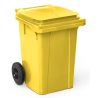 Contenedor de desperdicios con tapa y ruedas en colores