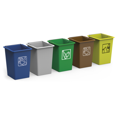 Contenedor de Desperdicios y Reciclaje 06-486024+