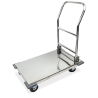 Carro de plataforma inox con asa 480252