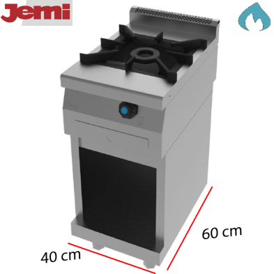 Cocina potente y robusta con un quemador S612+