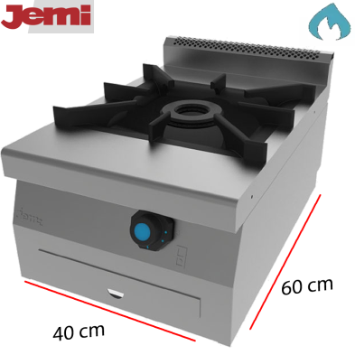 Cocina potente y robusta con un quemador S612+