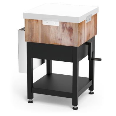 Tajo carnicero Fibra Blanca - inox. 033008