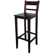 Taburete de Bar en madera de pino barnizado 29-Meson