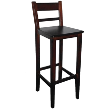 Taburete de Bar en madera de pino barnizado 29-Meson