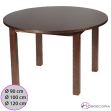 Mesa Redonda de Madera de Pino 29-Castilla R