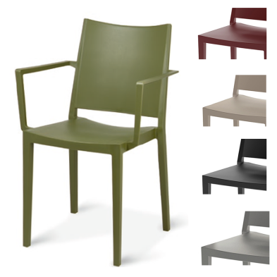 Silla de terraza apilable