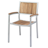 Silla con reposabrazos de terraza