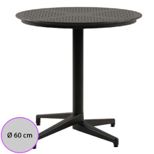 Mesa Redonda de Terraza Tablero Polipropileno 60 cm