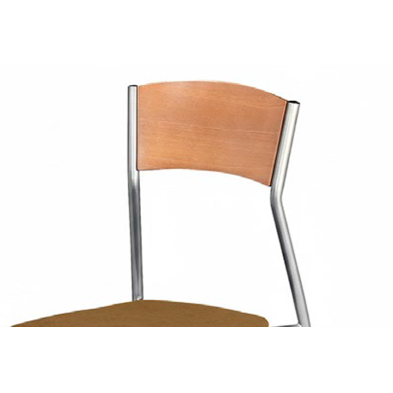 silla de bar asiento madera gines m155