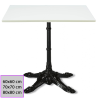 Mesa cuadrada pie forja Calanda