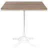 Mesa bar pie blanco Calanda