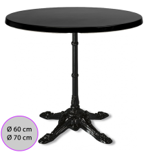 Mesa Werzalit negra Calanda