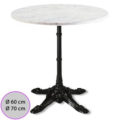 Mesa de marmol redonda Calanda