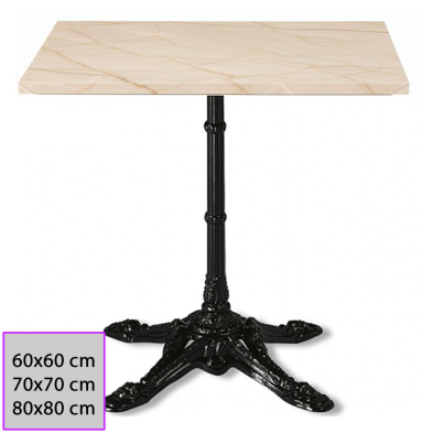 Mesa bar cuadrada Werzalit Calanda