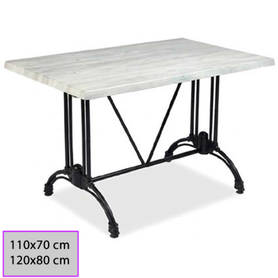 Mesa rectangular cafetería Oliete