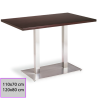 Mesa rectangular doble base. Mod. Obejuna