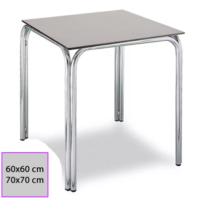 Tablero cuadrados para mesas apilables de terrazas