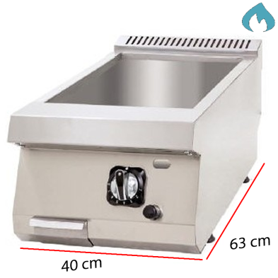 Plancha a gas cromo duro Mod.07-6321