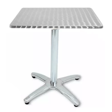 Mesa para Terraza Tablero Inox Cuadrada - 29 ARJONA