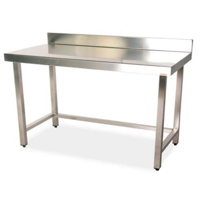 Mesa de trabajo con peto fondo 90 cm- Largo de 60  a 280 cm.