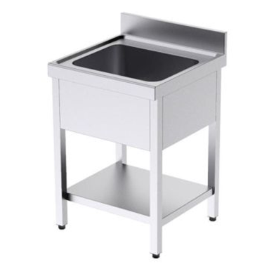 Fregadero de una poza con estante. 02-FB0E6060+