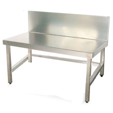 Mesa BAJA con peto fondo 60 cm- Largo desde 60 cm.