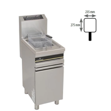 Freidora a gas de 15 litros con mueble 13 kW