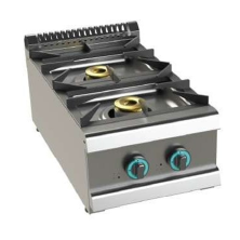 Cocina gas 2 fuegos de 6 y 4.5 kW con termopar