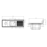 Medidas fregadero FBAD0618