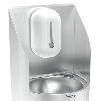 Lavamanos y Jabonera Electrónico de pared 2 Aguas 06-061482