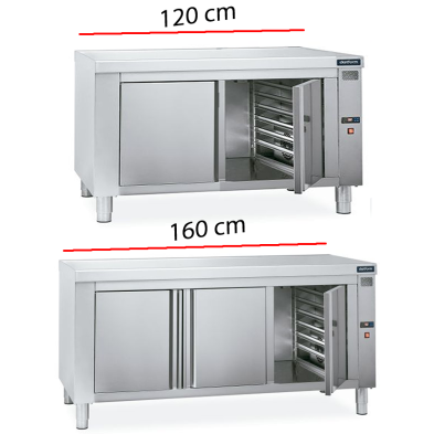 Mesa caliente central Fondo 70 cm