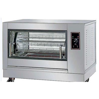 Asador de pollos giratorio mediante balanceras eléctrico YXD-268-R