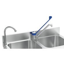 Lavamanos y fregadero con dos cubas 054204