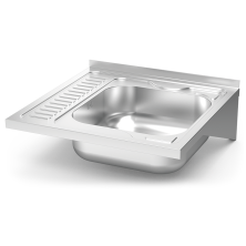 Fregadero Congalte con Cartelas 60x60 Cuba+Escurridor 057684