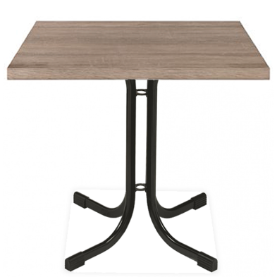 Mesa de bar con tablero de melamina. 01-MONTE