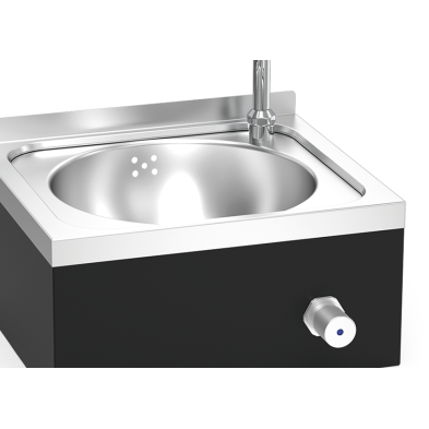 Lavamanos dos aguas con pulsador Black 06-061804