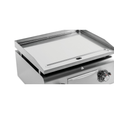 Plancha de gas para asar CROMO 10.6 KW- 15mm.