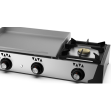 Plancha de cocer a gas con Fogón