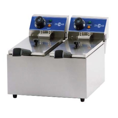 Freidora DOBLE pequeña de cocina  3.5+3.5L.  4Kw.