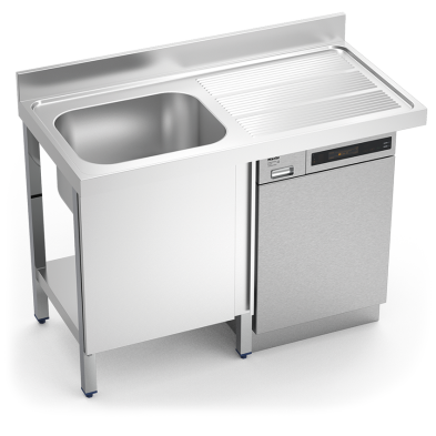 Fregadero con hueco lavavajillas