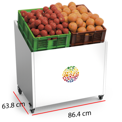 Expositor de frutas y verduras