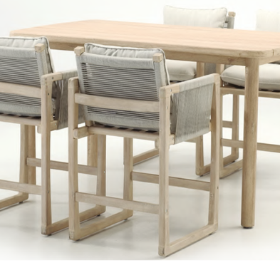 Conjunto Glacier mobiliario de jardin, hoteles y terrazas.