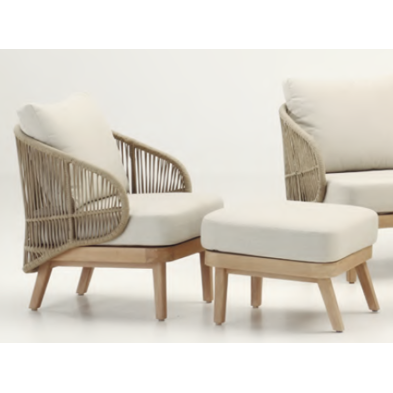 Conjunto jardin con otoman modelo crazy